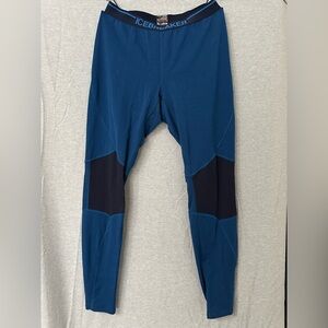 Icebreaker base layer pants - large